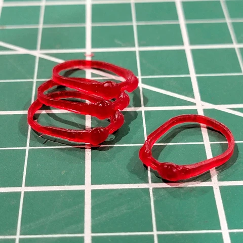 Custom 4x Translucent Red Goggles casts cobra military trooper g.i. joe Cover