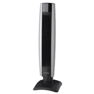 Lasko 2711 34" Floor Stand Oscillating 3 SpeedTower Fan w Remote Timer Gray BLCK - Picture 1 of 2