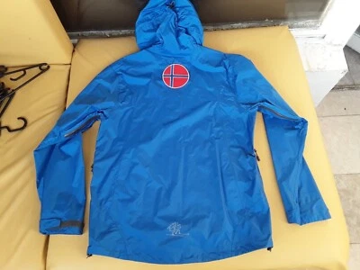 (№ 3003 ) BERGANS M norway brand flag jacket rain yacht water sports thermal  1 - Image 1 of 4