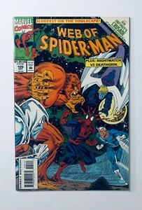 Web of Spider-Man 1993 Marvel Comic Issue #105 Nightwatch VS Deathgrin - Bild 1 von 3