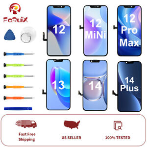 For iPhone 12 PRO MINI 13 14 PLUS LCD Display Touch Screen Replacement/Tools Kit