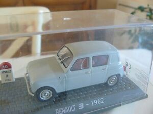 Renault 3 1962      1/43 Ixo Neuve en boite