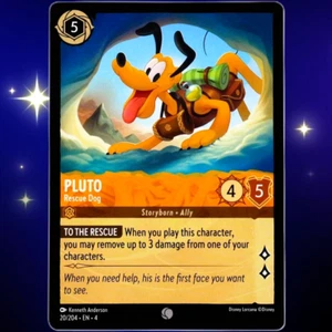 Pluto Rescue Dog - Common NonFoil - Disney Lorcana TCG Ursula's Return #20/204 - Bild 1 von 3