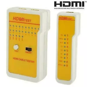 9 Indicadores LED HDMI Alta Definición Cable Probador Herramienta PHNG - Imagen 1 de 2