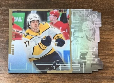 2023-24 Upper Deck Extended 98-99 UD3 #UD3-11 Luke Evangelista Rookie Predators - Image 1 of 2