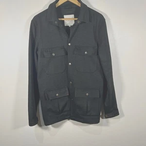 Just Junkies Herren dunkelgrau Utility Jacke Gr. M Druckknopf Workwear - Bild 1 von 15
