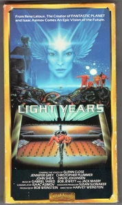 LIGHT YEARS VHS Animation Sci-Fi Movie Video Tape Gandahar Isaac Asimov 1992 - Picture 1 of 4