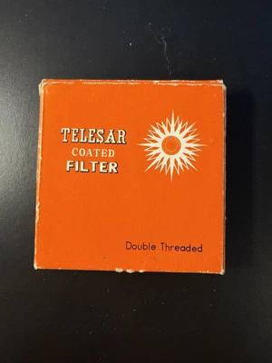 Vintage Telesar Coated 52mm Spot Filter Double Threaded Camera Lens W/ Ori. Box - Image 1 of 4