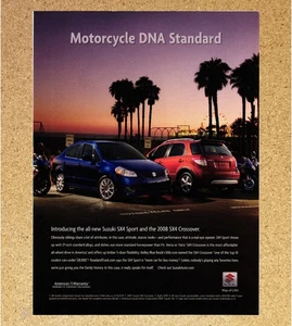 Suzuki SX4 Sport Crossover Santa Monica Pier - Magazine Print Ads Poster 2008 - Picture 1 of 3
