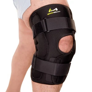 Obesity Hinged Knee Brace - Overweight to Plus Size Wrap Around Support for W... - Picture 1 of 7