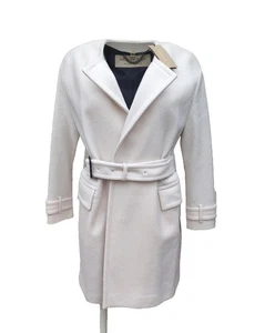 Burberry Wickelmantel UK 6 US 4 IT 38 S Cremeweiß Kilburn Schurwolle - Bild 1 von 9