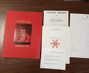 Steuben Glass Catalog Christmas 1971 - Imagen 1 de 5
