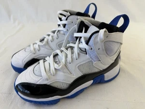 Jordan Jumpman Trey GS Basketball White Blue Sneakers Size 5Y DQ8431-140 - Picture 1 of 9