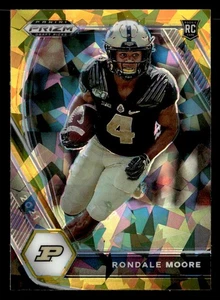 Rondale Moore 2021 Panini Prizm Draft Picks Gold Ice Card #129 Purdue - Picture 1 of 2