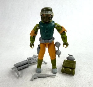 Captain Grid Iron V1 Vintage GI Joe Action Figure Complete 1990 Hasbro 90s - Picture 1 of 2