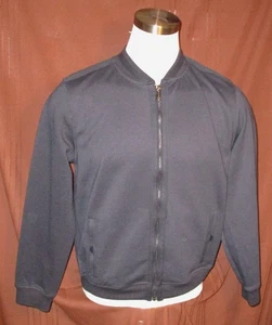 Chaqueta Magaschoni Para Hombre Cremallera Completa, Azul Marino, Mezcla Viscosa, Talla M Nueva, Reg $118 - Imagen 1 de 9