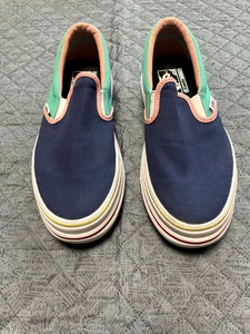 VANS Super Comfycush Slip-On Plateau blau grün rot rosa Gr. 39 vers. Versand - Bild 1 von 8