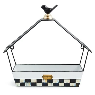 Brand New Mackenzie Childs Spectator Wall Bird Feeder - Image 1 of 4