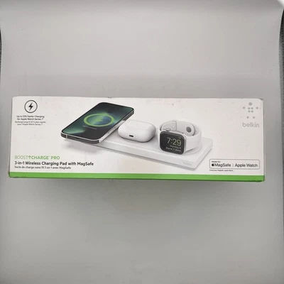 Belkin BOOST↑CHARGE PRO 3-in-1 Wireless Charging Pad with MagSafe - Image 1 of 4