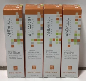 Andalou Naturals Suero para Ojos Luminosos con Vitamina C 6 Fl oz Lote de 4 - Imagen 1 de 4