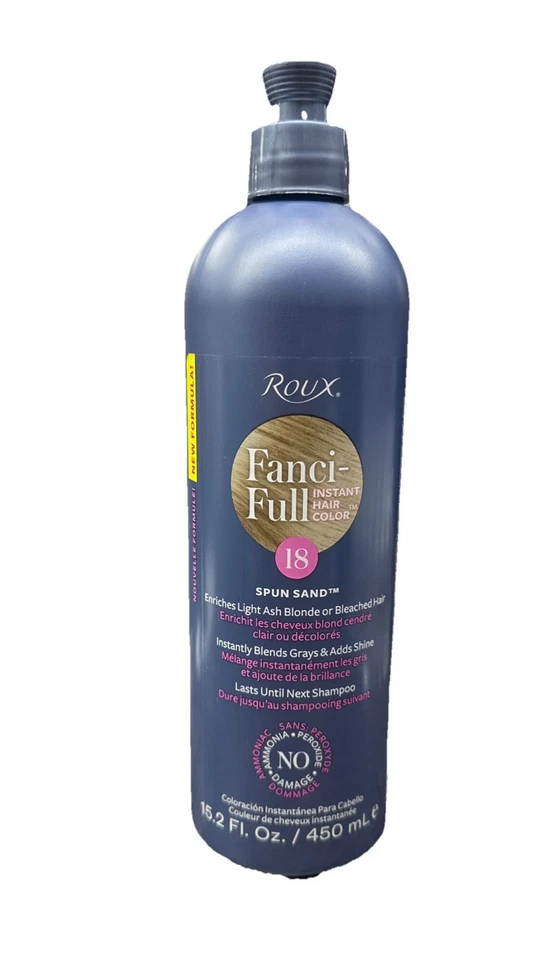 Roux Fanci — полное мгновенное временное полоскание для волос No18, закрученный песок, 15,2 жидких унции, новое - Изображение 1 из 1