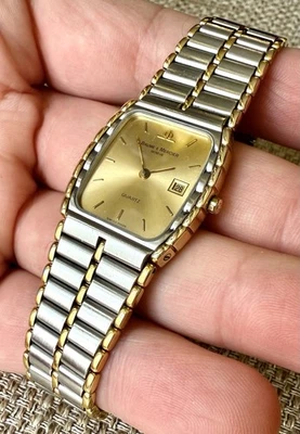✅ Baumé & Mercier Quartz SWISS Watch – Gold  & Steel - Ultra-Thin - Unisex ✅ - Image 1 of 4