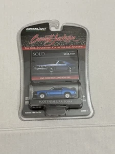 Greenlight 1969 Ford Mustang Boss 302 Barrett Jackson 1/64 edizione limitata M1 - Foto 1 di 6
