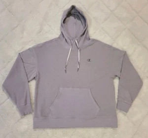 Champion Mujer Auténtica Ropa Atlética Acanalada Sudadera con Capucha Lavanda Mediana - Imagen 1 de 22
