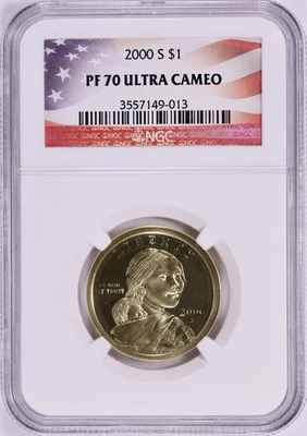 2000 S SACAGAWEA Dollar NGC PF70 - Beautiful Coin - Image 1 of 3