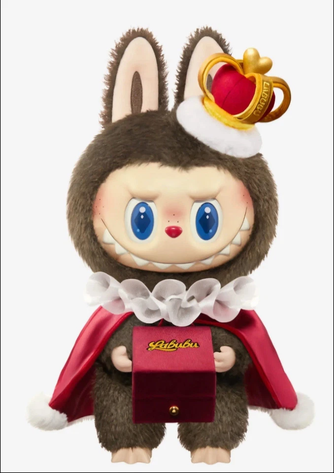 POPMART - новый давайте мат King серии винил большой плюшевая кукла Labubu США продавец - Изображение 1 из 1