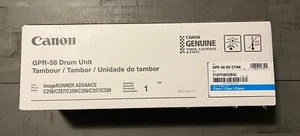 Canon GPR-58 Cyan Trommeleinheit 2187C003 - NEU VERSIEGELT Original OEM!!! - Bild 1 von 2