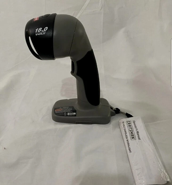 Craftsman 18 Volt Cordless Worklight Flashlight Model No. 315.115110 Bare Tool