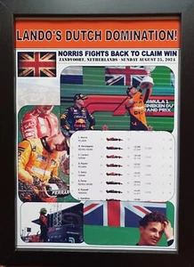 Lando Norris 2024 Dutch Grand Prix winner - souvenir print - Picture 1 of 5