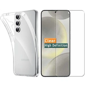Pour SAMSUNG GALAXY S23 FE VERRE TREMPÉ + COQUE TRANSPARENT PROTECTION INTEGRAL - Photo 1 sur 11