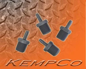 (4) 1/2" NPT x 1/4" Manguera-púa Adaptadores rectos Gris Kynar - Ozono UV Cloro - Imagen 1 de 2