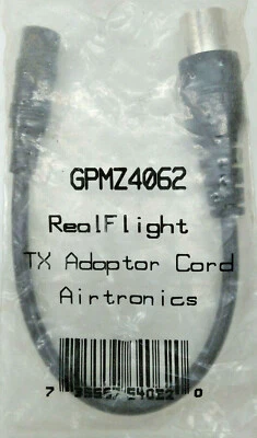 RealFlight TX Adapter Cord for Airtronics Radio RC Airplane simulator GPMZ4062 - Image 1 of 4