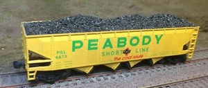Realistic Coal Loads for Athearn 40' Quad Hopper - Picture 1 of 1