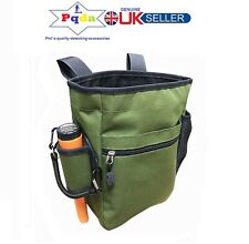 Metal Detecting Detector Large Heavy Duty Finds Accessory Bag Pouch Only. GREEN.