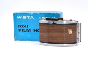 【NEAR MINT IN BOX】 Wista 4x5 Roll Film Holder Type D From JAPAN - Picture 1 of 8