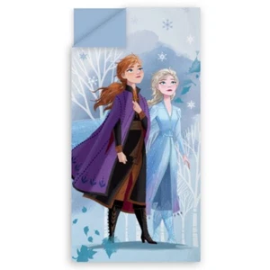 Eiskönigin Schlafsack mit Beutel Camping Bettwäsche Frozen Maße: 140 x 70 cm - Bild 1 von 4
