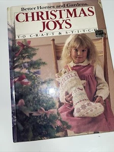 Better homes and gardens Christmas Joys to Craft and Stitch Hardbound Book Vtg. - Imagen 1 de 10
