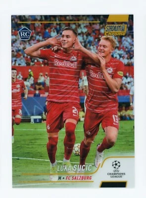 2021-22 Luka Sucic Topps Stadium Club Chrome Gold Refractor Leipzig Rookie 43/50 - Image 1 of 3