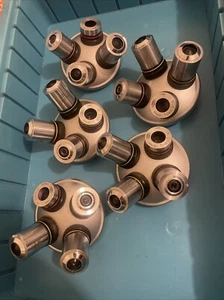 Olympus Microscope Turret with Neo 5, 10, 20, 40 objectives - Picture 1 of 6