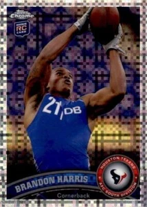 2011 Topps Chrome Refractors #182 Brandon Harris  (rf 19384) - Picture 1 of 2