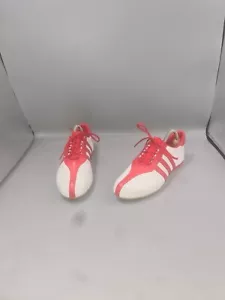 Adidas 'Shosan' Red & White Leather Trainers Shoes UK 7 EU 40 2002 VTG NEW RARE - Picture 1 of 16