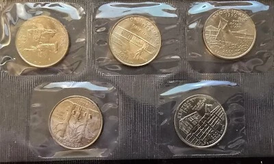 2001-D STATEHOOD QUARTERS IN ORIGINAL MINT SET CELLO PACK - FREE SHIPPING LS6 - Image 1 of 2