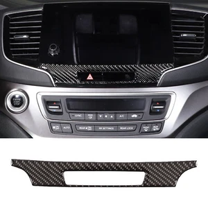 Interruptor de luz de advertencia de fibra de carbono negro marco decorativo para Honda Pilot 2015-19 - Imagen 1 de 13