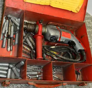 Hilti TM-7 2 speed Masonary Hammer Drill, Roto Hammer, Concrete w/ Bits and Case - Picture 1 of 18