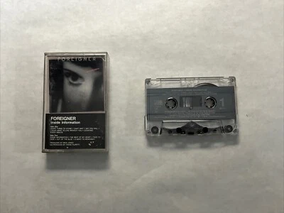 Foreigner - Inside Information (Audio Cassette Tape) 📼 1987 Atlantic Tested 👍 - Image 1 of 4
