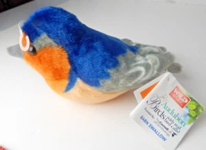 Audubon Barn Swallopw Plush Tags Works SOUND - Picture 1 of 4